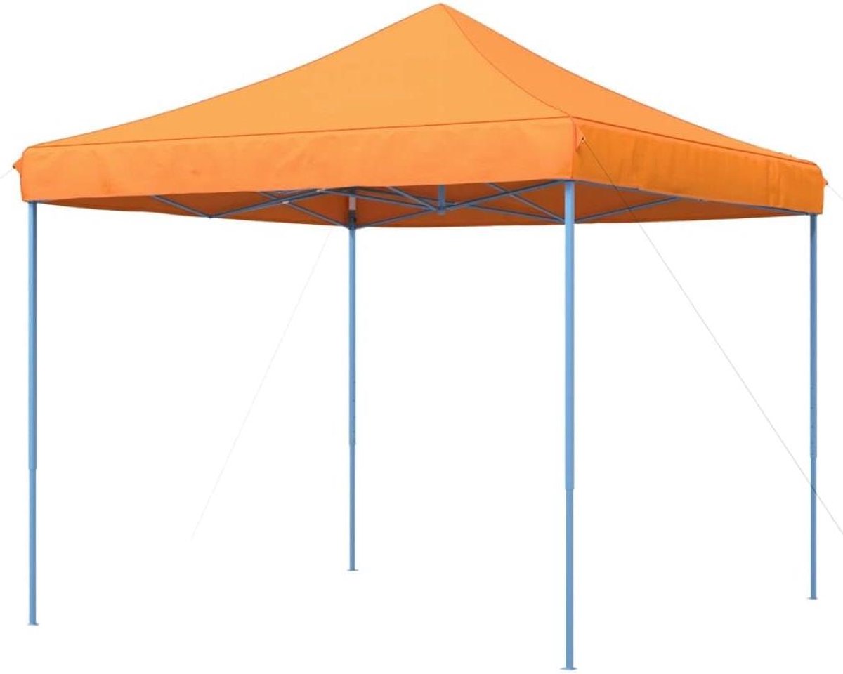 Partytent Pop-up - Feesttent Vouwen - Buitenfeesten Organiseren - Waterafstotend Dak - 292x292x315 cm - Oranje