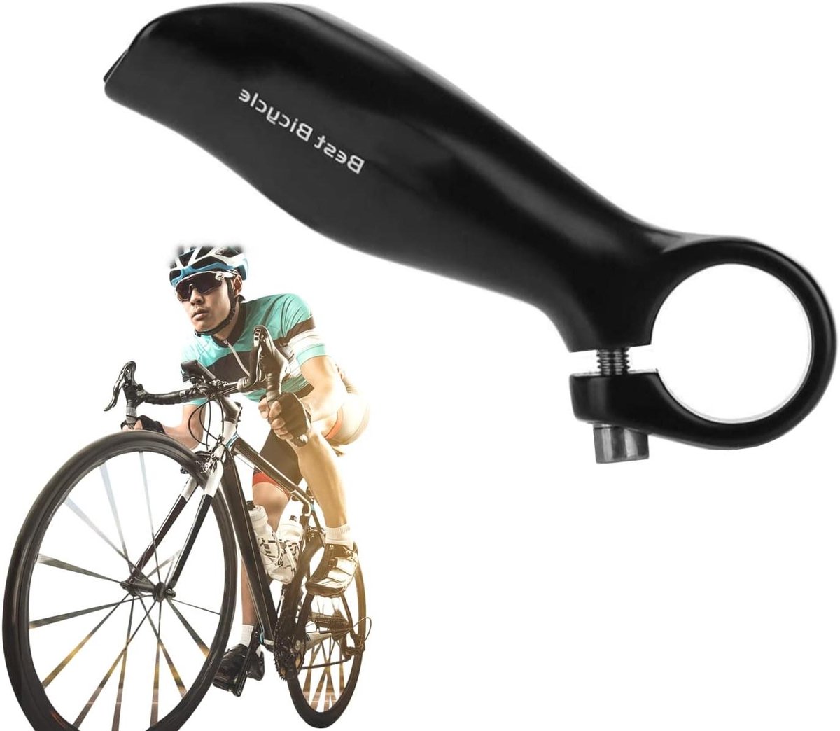 Fietsstuur Handvatten - Aluminium Grepen - Comfortabel Fietsen - Corrosiebestendig Ontwerp - 11 cm Lengte - Zwart