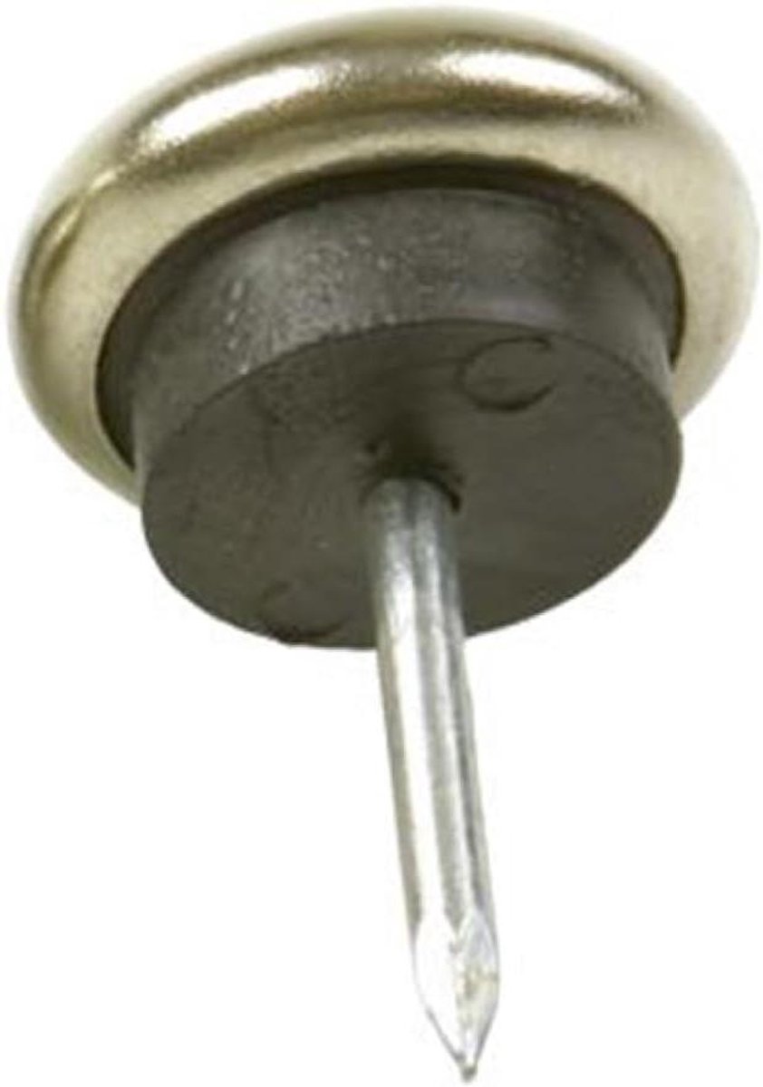 Pootbeschermers - Meubeldopjes Vilt - Meubels Beschermen - Met Metalen Spijker - Ø27 mm - Vernikkeld
