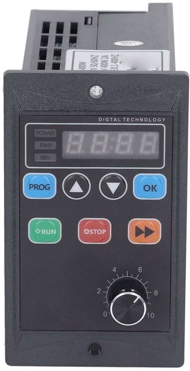 Frequentieomvormer 3KW VFD Omvormer, 400Hz 13A Enkel Fase Ingang, 3 Fase Uitgang, CNC Spindelmotor Snelheidsregeling 400Hz voor Watergekoeld Luchtgekoeld