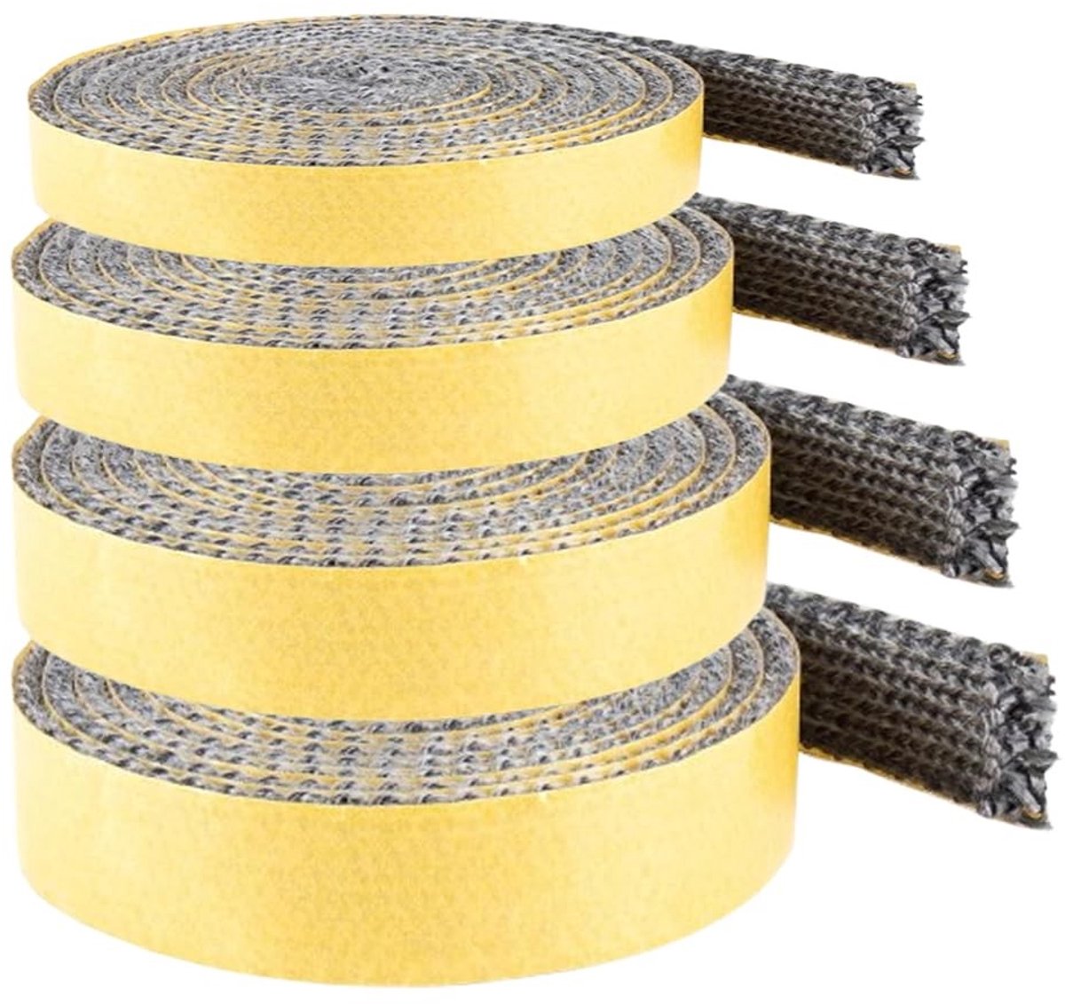 Hittebestendige afdichtband voor open haard en oven, 2 m, ideaal voor schoorsteen en deurafdichting, accessoires voor kachels en haarden