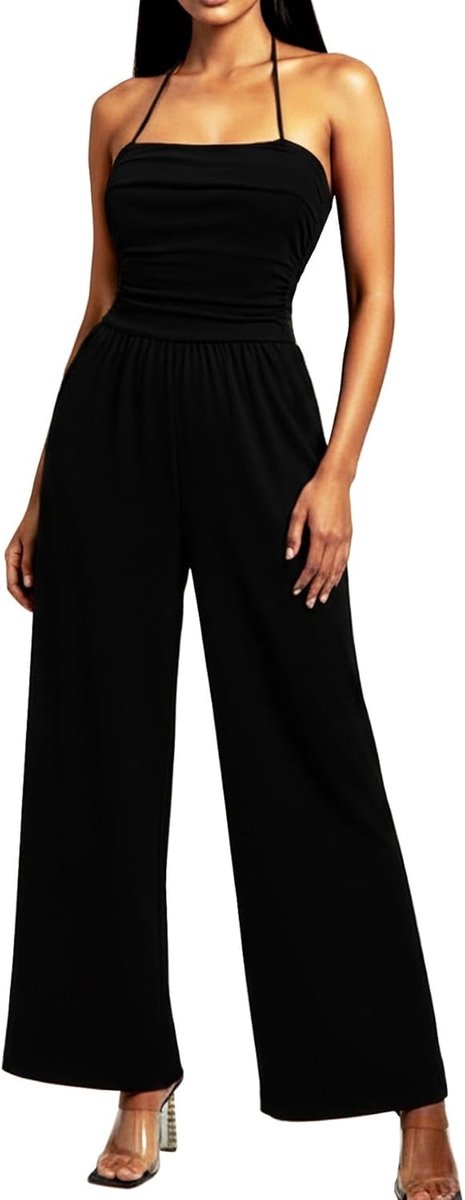 Dames jumpsuit voor elke gelegenheid - Comfortabele en stijlvolle overall met verstelbare banden