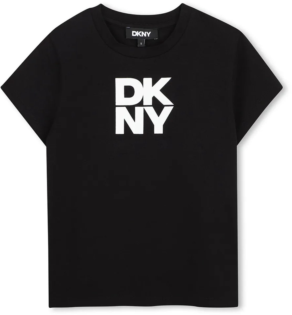 Dkny D62916 T-shirt Met Korte Mouwen Zwart 16 Years Meisje
