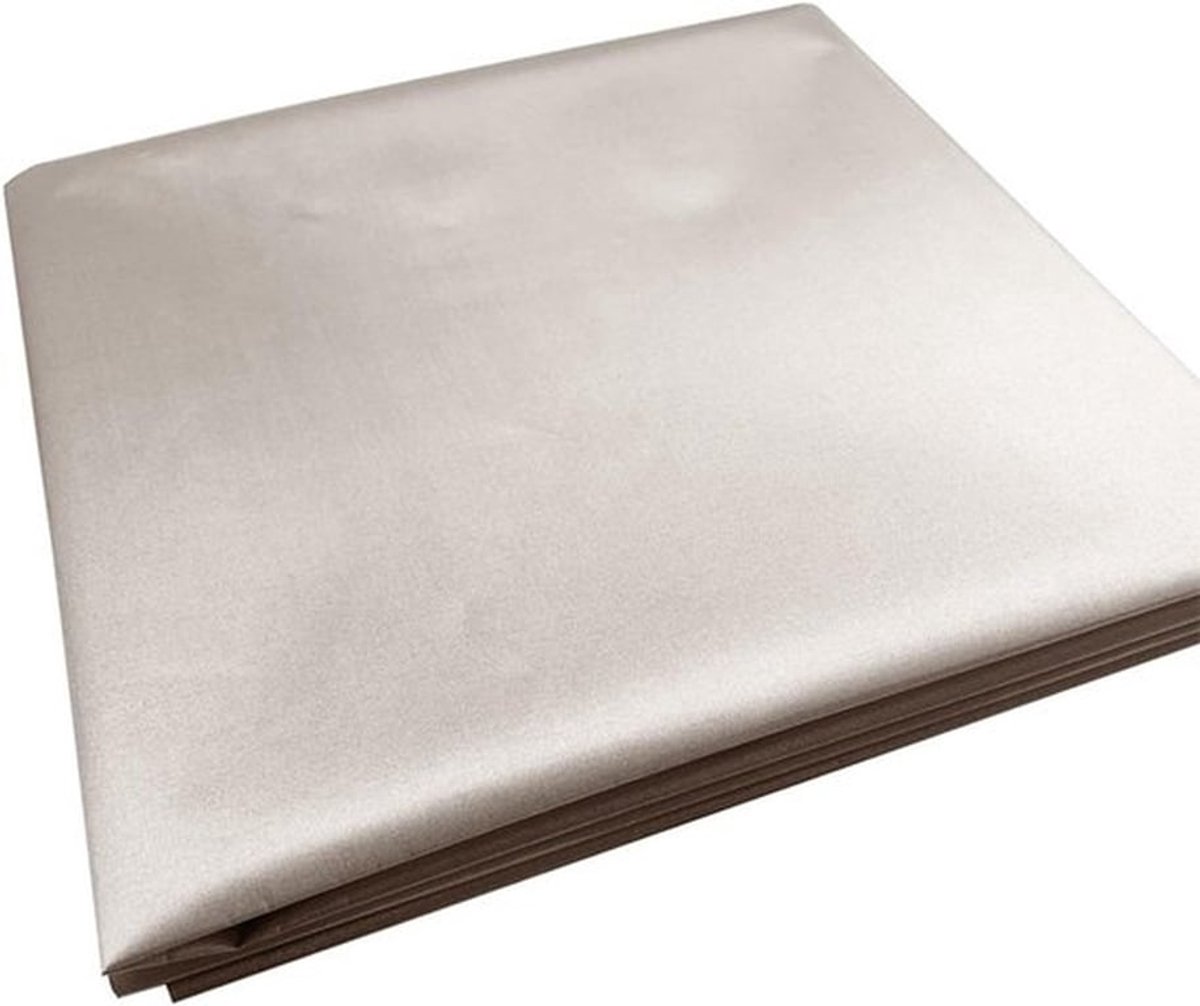 Stralingswerende Koperstof - EMF-bescherming - Zilver - EMI - RF - RFID-afscherming - Faraday-stof - 39,37 x 43,30 inch - Gesneden - Geschikt voor Elektromagnetische Veldbescherming