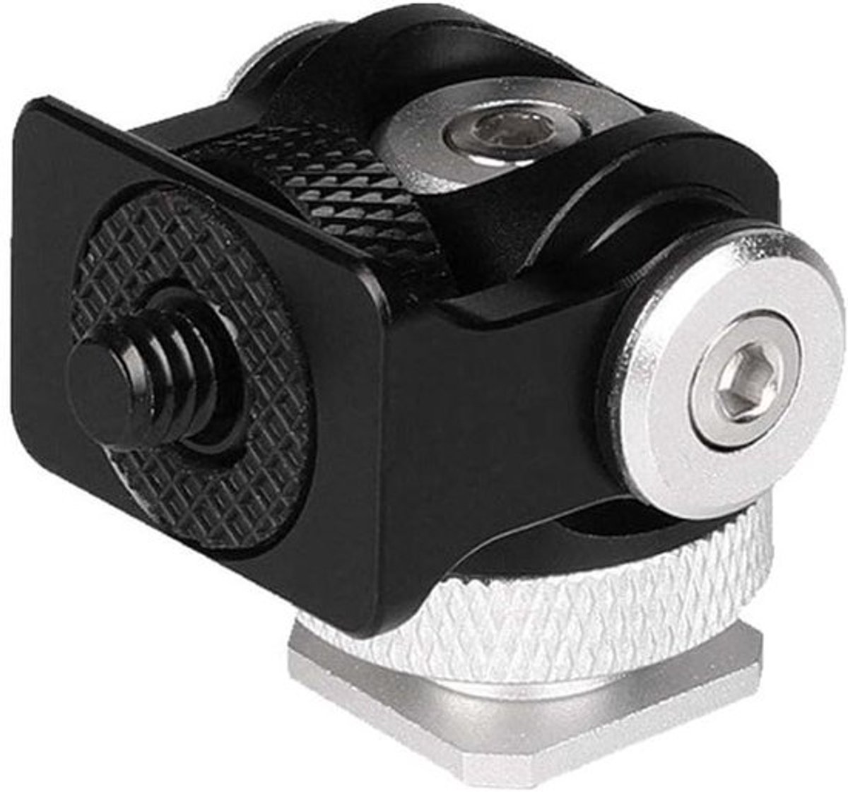 Camera Bevestigingsbeugel - SLR - Met Spanner - Zwart - Montagekit - Mini Mount Gereedschap - Video Camera - Geschikt voor DSLR - Zwart Model - Hot Shoe Bevestiging.