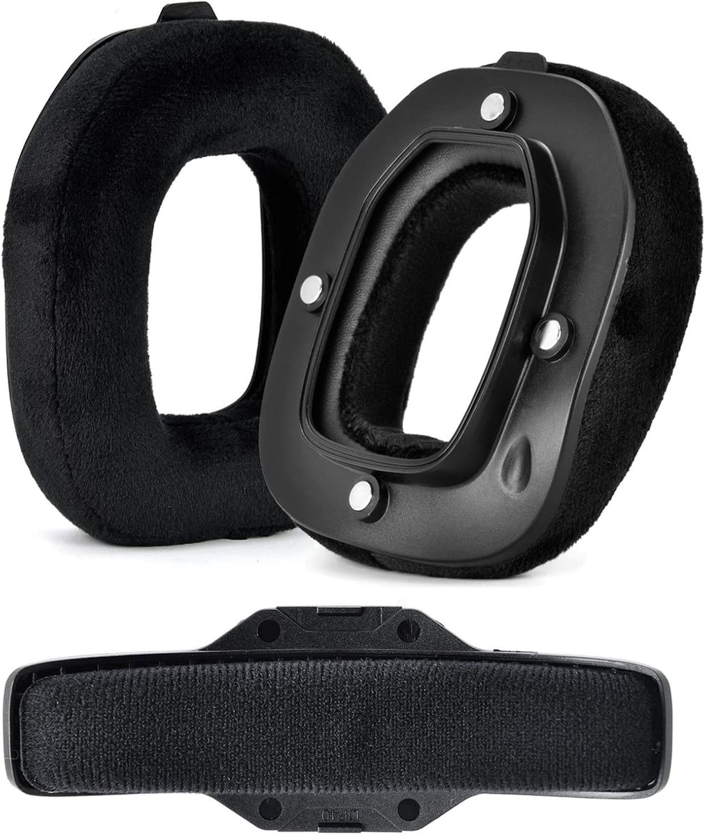 Vervangende Oorkussens en Hoofdband voor Gaming Headsets - Comfortabele Flanellen Oorkussens en Hoofdband voor Verbeterde Geluidskwaliteit en Langdurig Gebruik