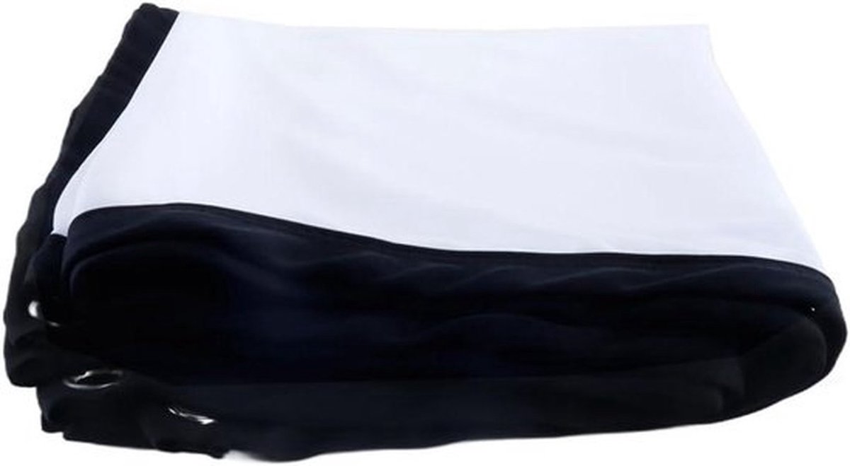 Projectiescherm 84 inch 16:9 HD Opvouwbaar Draagbaar voor Binnen en Buiten