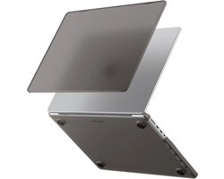 Spigen | Hoes Geschikt voor Macbook Pro 14 Inch (M5/M4/M3/M2/M1) | Air Skin | Back Cover | Verhoogde TPU-Voetjes | Hardcase Transparant Zwart