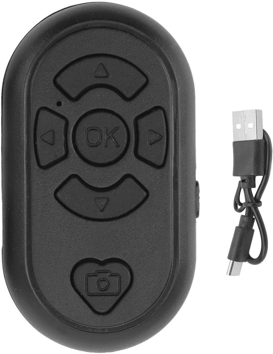 Draadloze Afstandsbediening voor Video's en Foto's, Emote Fingertop Controller voor Slimme Klikker, Handige Ring Camera Sluiter Controle