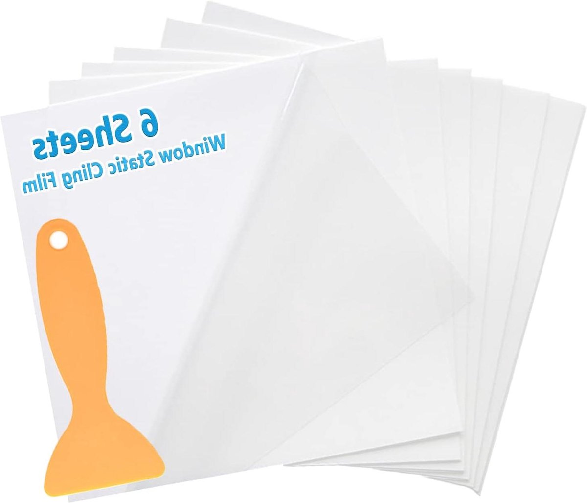 Statische Raamfolie - Parkeervergunning Houder - Auto Stickers - Waterdicht PVC - 6 Vellen