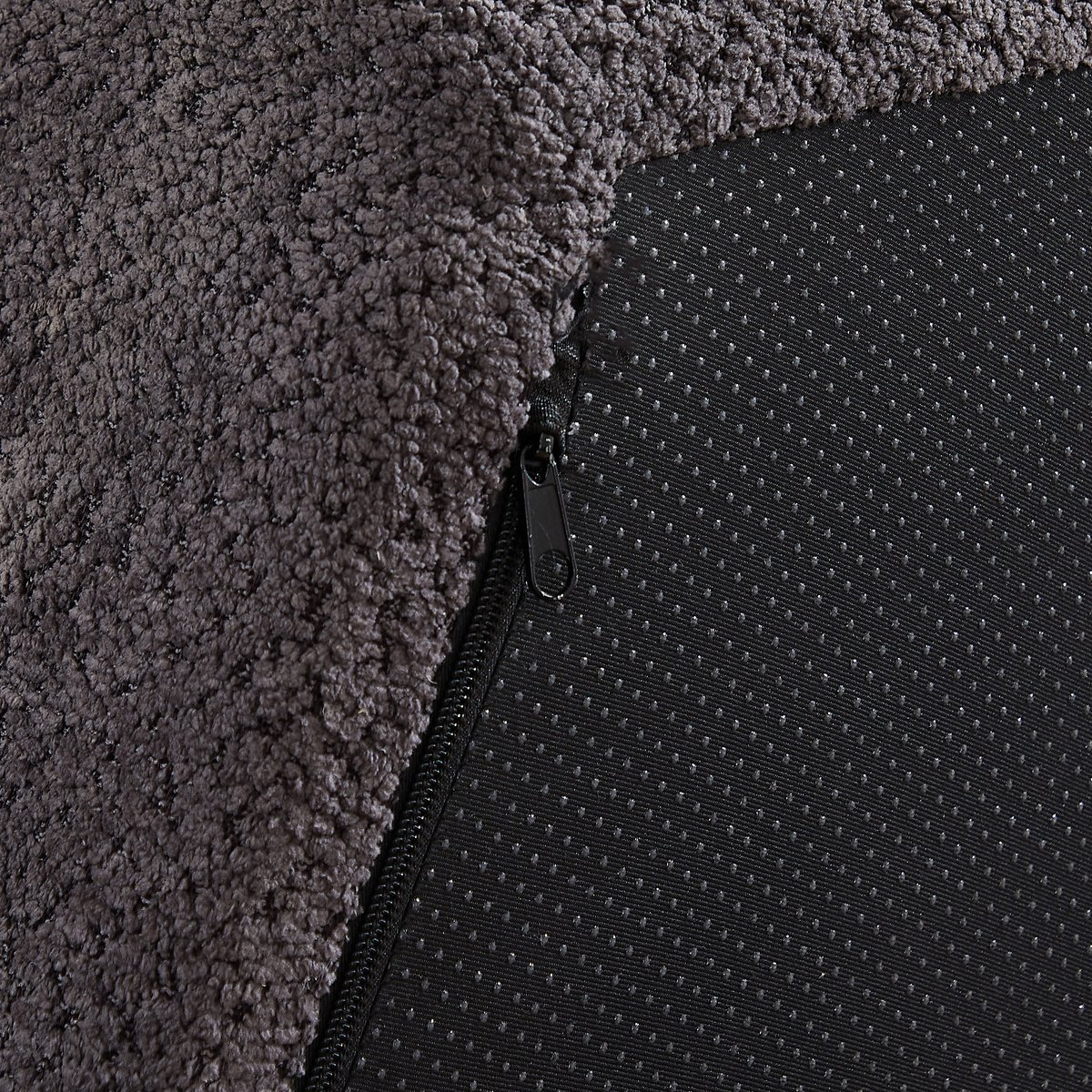 HAUSS SPOLE Fauteuil - Modulaire Loungestoel - Zeshoekig Design Met 3 Kussens - Voor Woonkamer En Loungehoek - Chenille Grijs