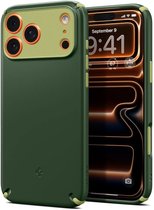 Spigen Nano Pop Hybrid MagFit Hoesje Geschikt voor Apple iPhone 17 Pro - Back Cover Compatibel met MagSafe / Qi2 - Groen