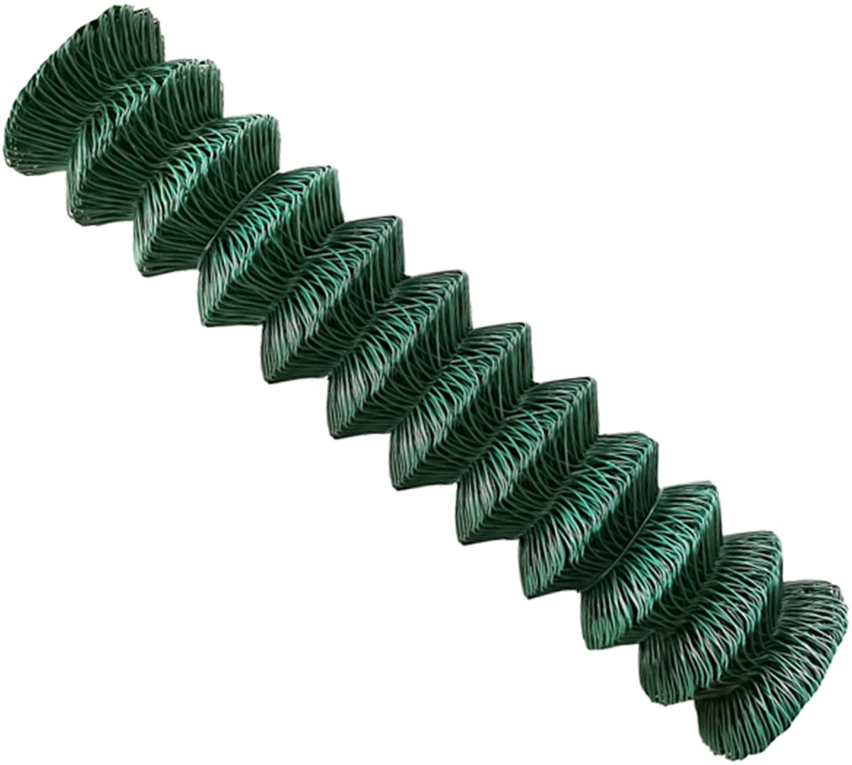 Gaashekwerk, 125 cm hoog, 25 m lang – tuinafrastering op rol, draadgaas, kippengaas – groen – V2Aox