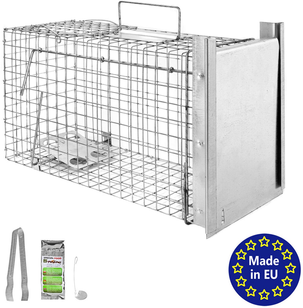Live Trap Marter Rat Trap Live Wezel Tuin Konijnenverdediging Verplaatsingsval Huisaccessoires Repel Rat Zolder 50 x 20 x 27 Stabiele Petigi