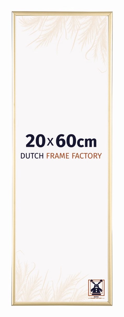 Dutch Frame Factory Fotolijst 20x60 cm - Aluminium - Goud - Kampen