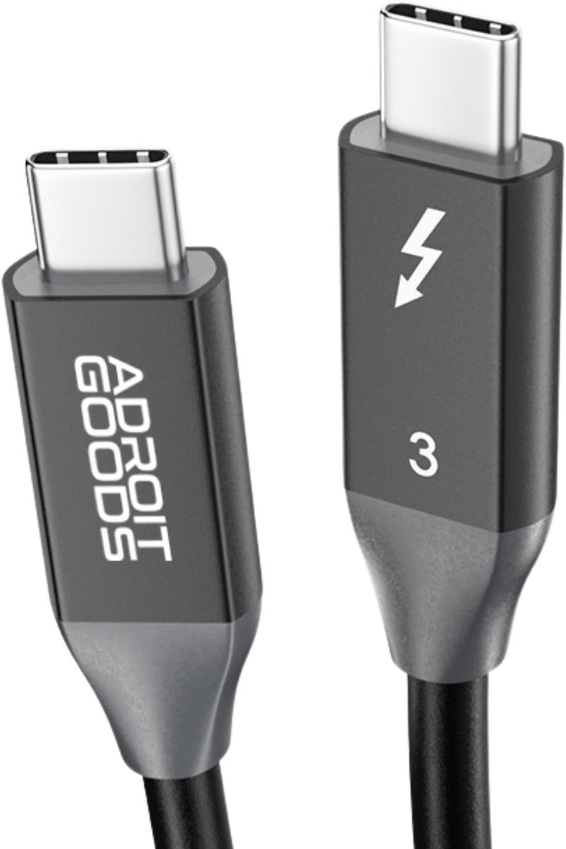 USB-C Kabel 40Gbps 240W Power Delivery Snellader Data Kabel USB4 High Speed Type-C Kabel Duurzaam Gevlochten Ultra Snel Opladen 0.3 m
