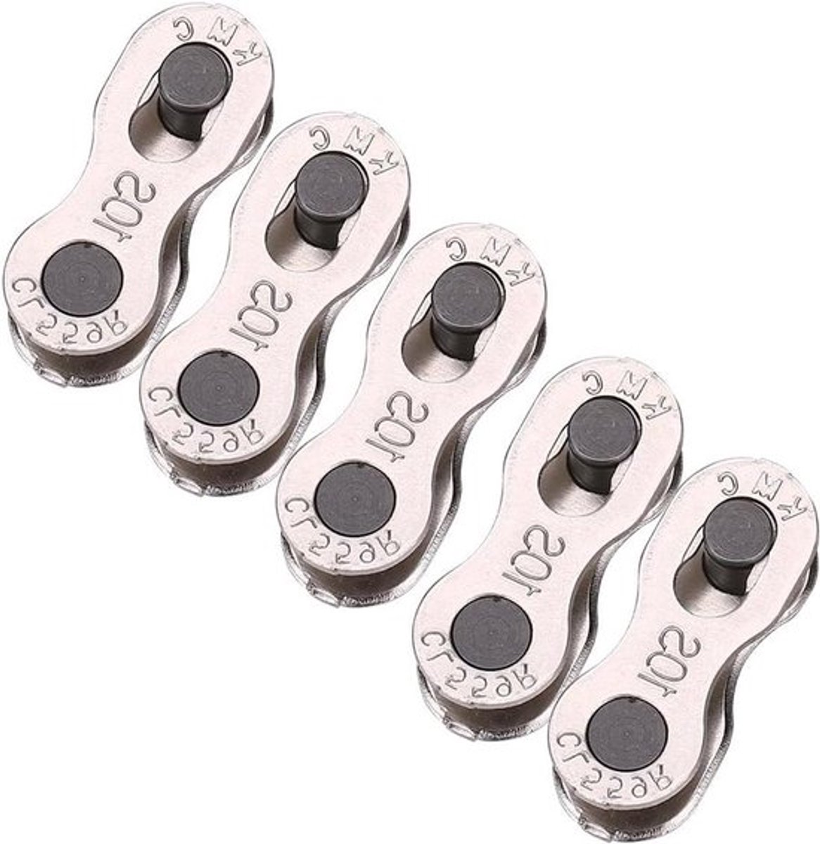 Fietsaccessoires - Fietsketting Link Quick Release - 5 Paar - Zwart - Versnellingsketting Aansluiting - Fiets - Geschikt voor 8/7/6, 9, 10 Versnellingen
