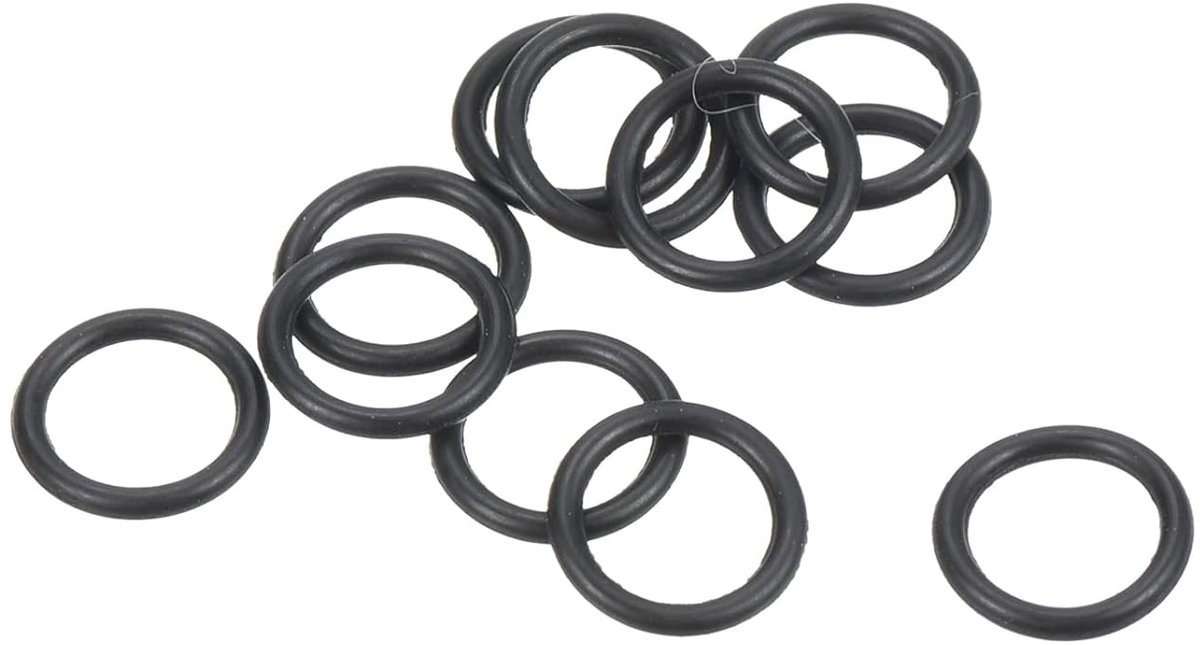 100 Stuks Nitril Rubber O-Ringen 7.5mm AD 5.5mm ID 1mm Breed voor Waterleidingen, Sanitair en Auto Reparatie