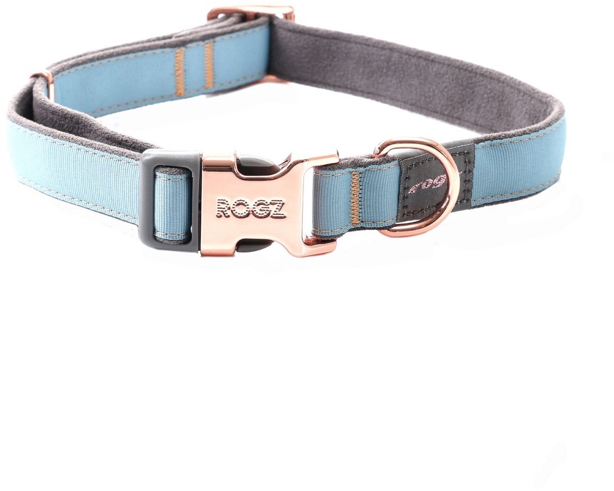 Rogz Urban Halsband Turquoise - Hondenhalsband - Xl