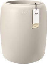 Elho Amber Beads Medium 40 - Bloempot voor Binnen & Buiten - 100% Gerecycled Plastic - Ø 39.2 x H 47.6 cm - Linen white