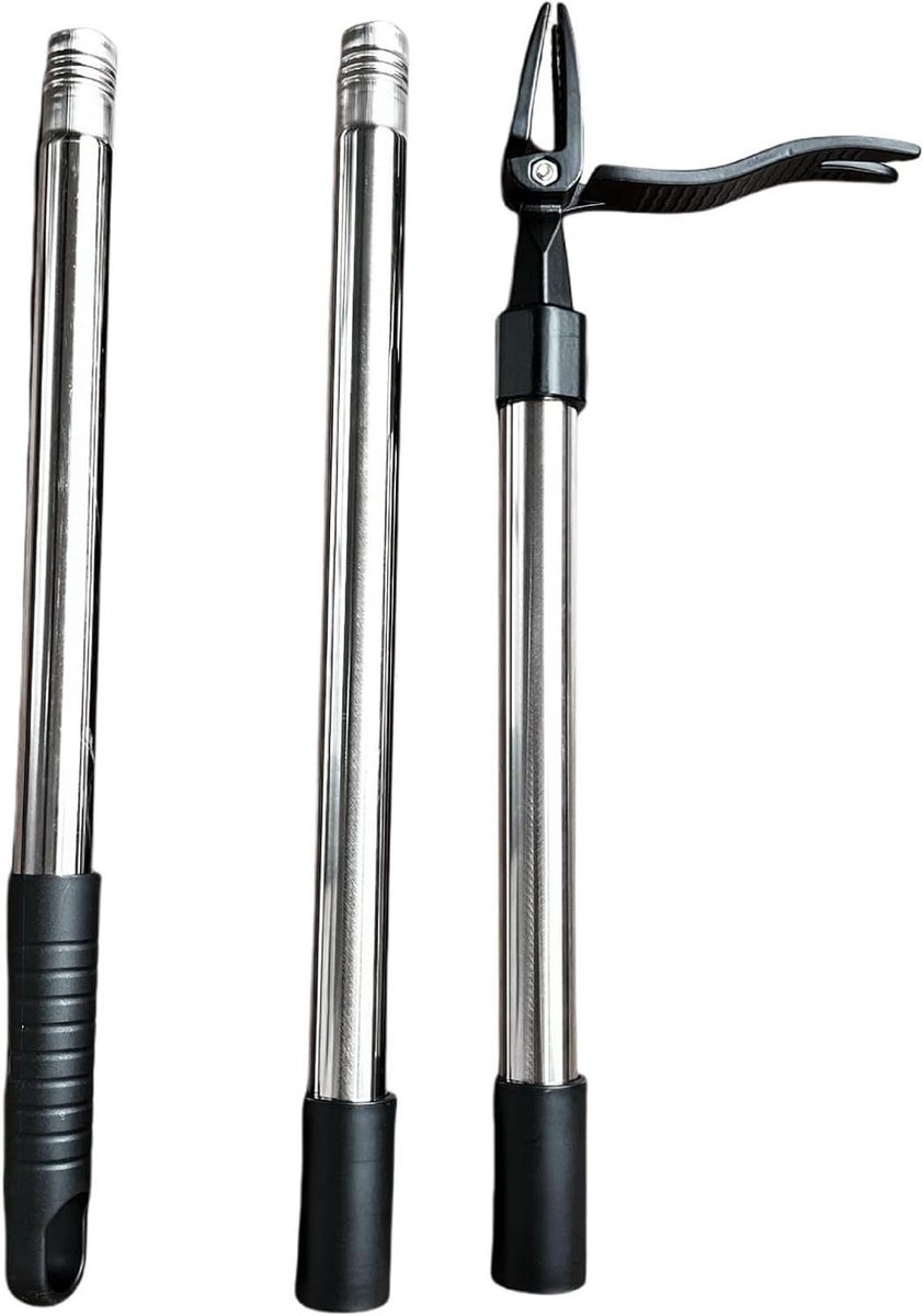 Onkruidtrekker - Onkruidverwijderaar Tuin - Onkruid Wieden - Verstelbare Lange Handgreep - 112 cm - Zilver
