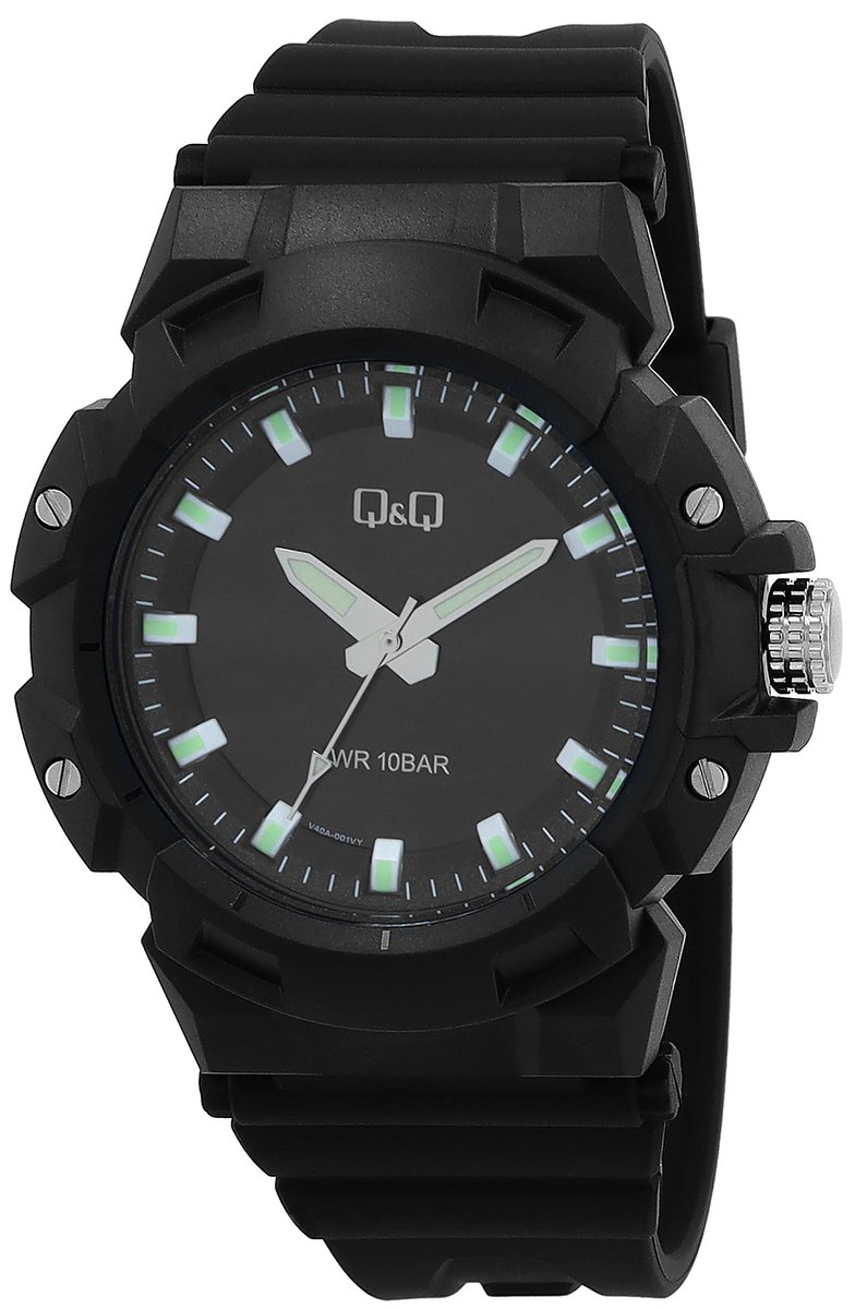 Q&Q Herenhorloge kunststof 10 ATM
