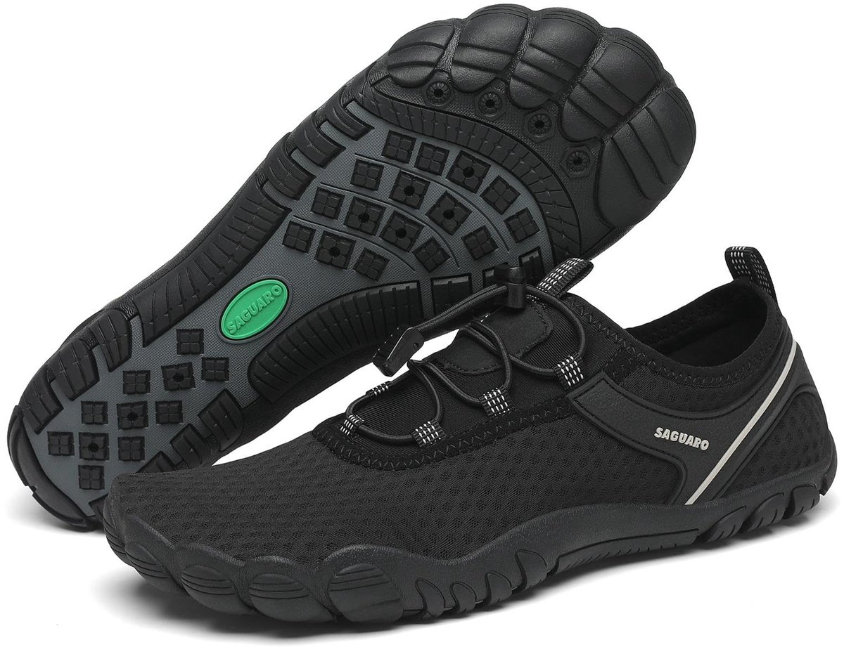 SnelShoppen - Unisex Blotevoeten Zwemschoenen, Antislip, Sneldrogend, Waterschoenen met Drainagegaten, Maten 36-48, Ideaal voor Strand, Zwemmen, Campi