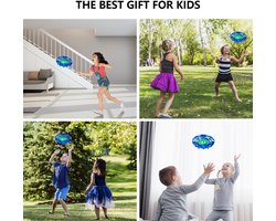 SnelShoppen - Kizmyee UFO Mini-drone voor Kinderen, Quadcopter met Handsensor, Infrarood Inductie, Gebarenbediening, Speelgoed voor Binnen en Buiten,