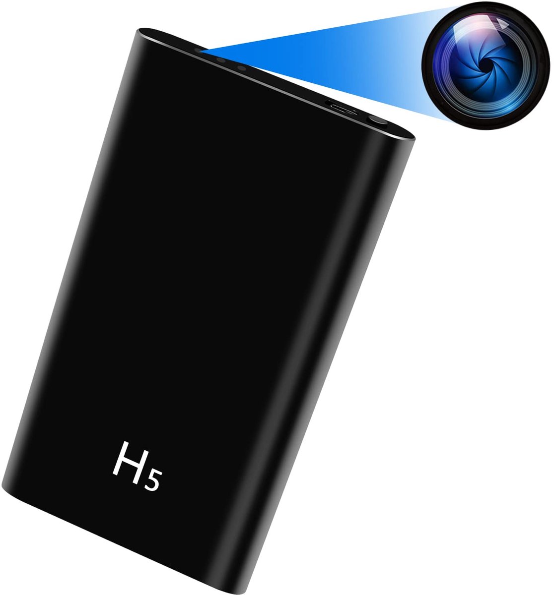 SnelShoppen - Nieuwe verborgen spionagecamera 2-in-1 minicamera met powerbank 5000 mAh, HD 1080p, Nanny cam met nachtzicht, bewegingsdetectie voor thu