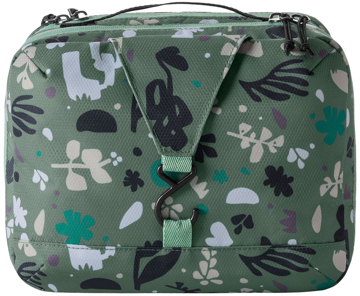 eagle creek toilettas Pack-It Reveal Trifold Toiletry Kit Roots & Shoots Duck Green groen