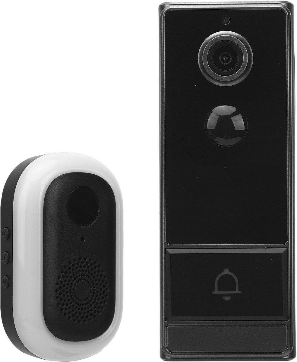 Slimme Videodeurbel - WIFI Deurbel Camera - Veiligheid Thuis - Tweeweg Audio - 120 Graden Lens - Zwart
