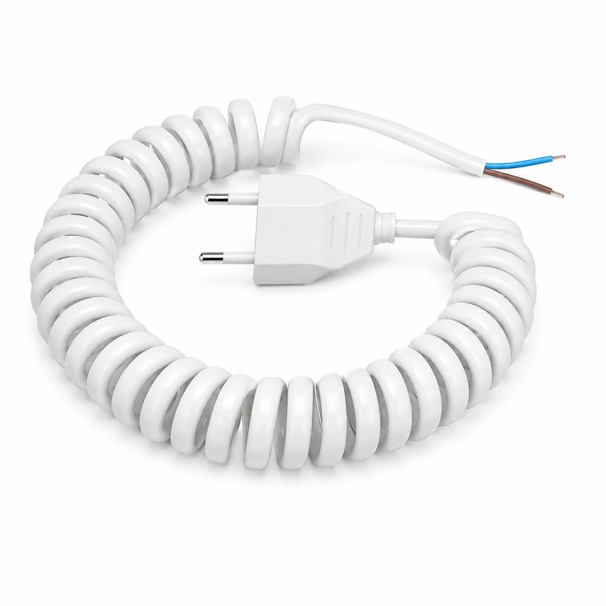 Dailygoods - Elektrische Leidingen - Wit - 1 m