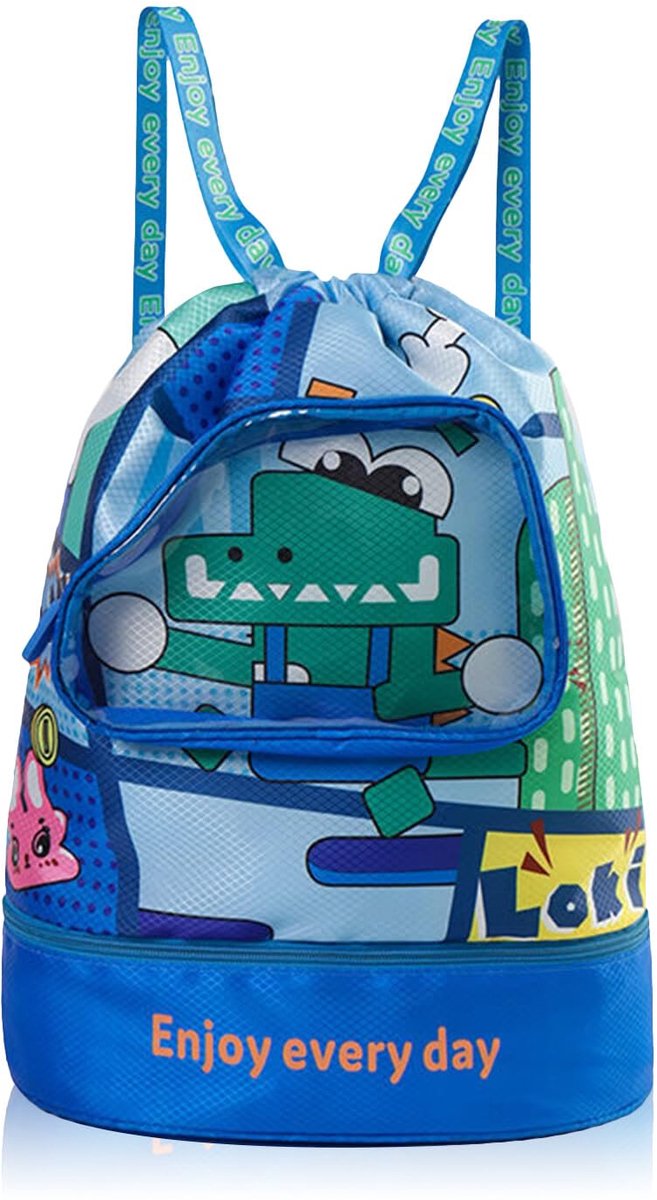 Dailygoods - Kinderswimming Bag - Waterproof Rugzak met Schoencompartiment
