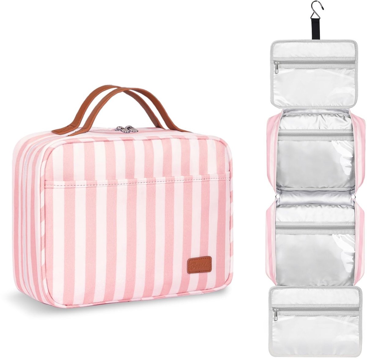 Dailygoods - Vrouwelijke Reis Toilettas - Hangende Organizer voor Cosmetica en Toiletten