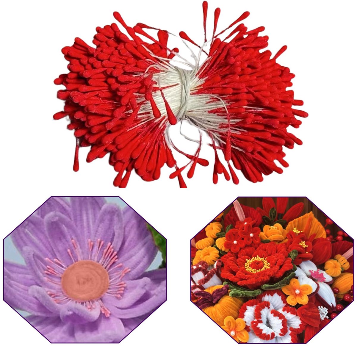 Dailygoods - 350 Stuks Pijpenragers voor Bloemen en Knutselprojecten
