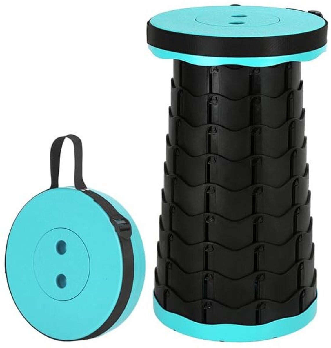 Dailygoods - Telecopic Portable Stool - Lichtgewicht Vouwstoel voor Buitensporten