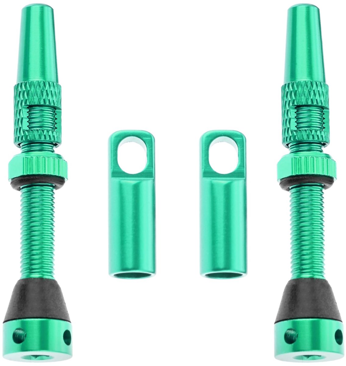 Dailygoods - Tubeless Presta Ventielen - 2 Stuks 44mm voor Fietsen