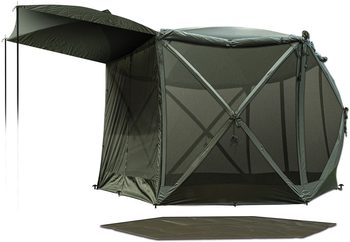 Solar Tackle SP 6-Hub Cube Shelter Heavy-Duty Groundsheet - Bivvy Accessoire