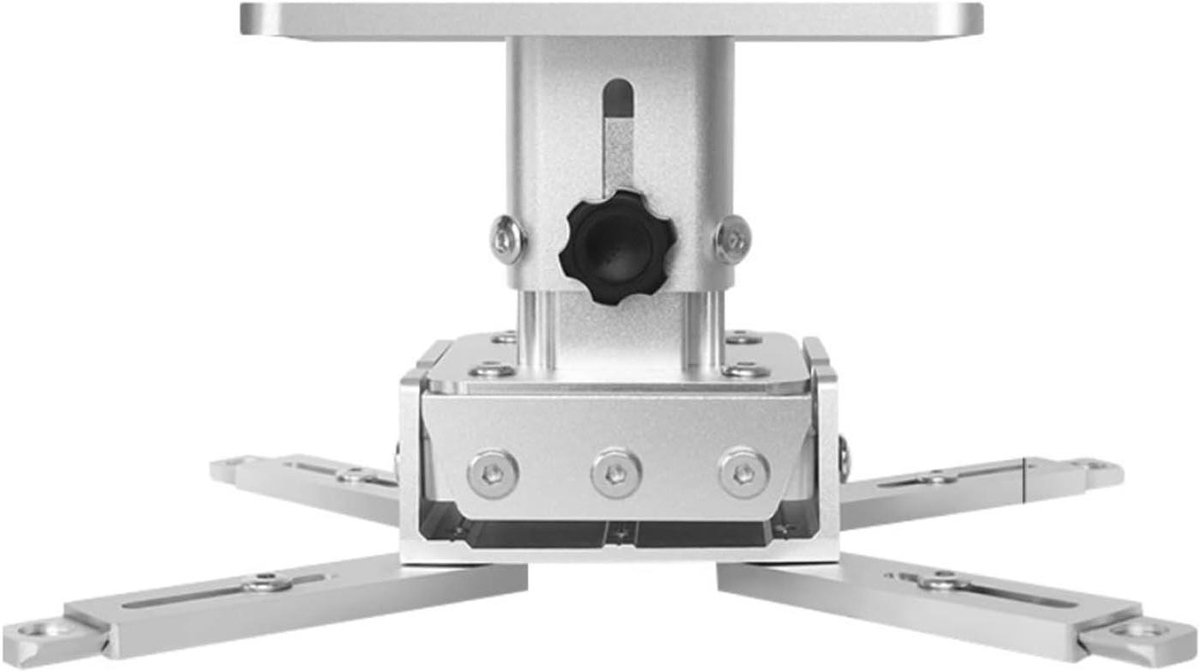 Projector Muurbeugel - Projectorhanger Wandmontage - Thuisbioscoop Instellen - In hoogte verstelbaar - Groot formaat - Zilver