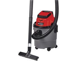Einhell Accu Nat-/Droogzuiger TC-VC 18/15 Li Solo - Power X-Change - 18 V/Li-Ion - 15 L - 80 mbar -…