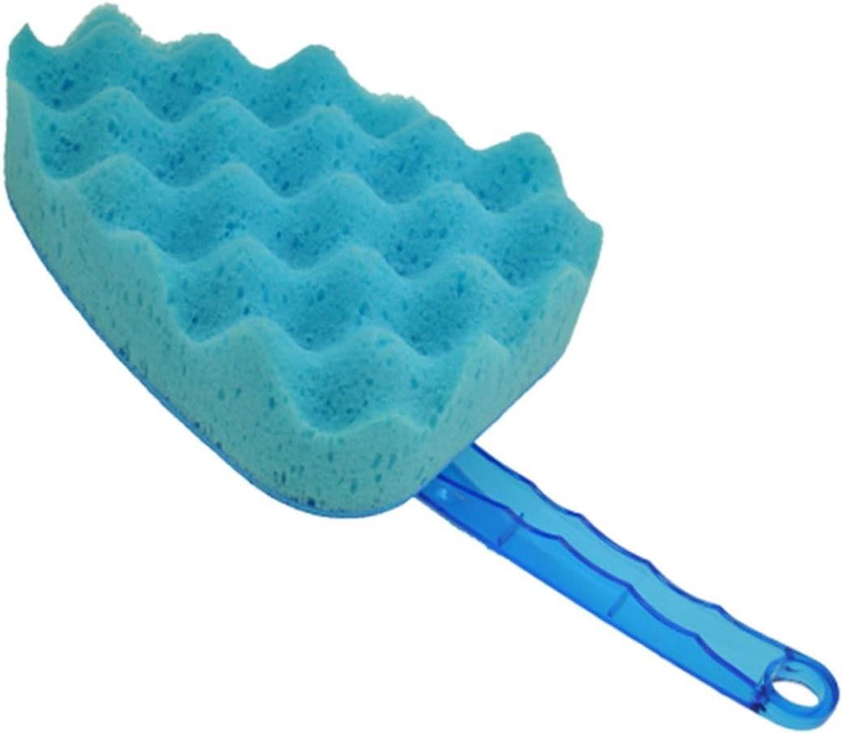 Wasborstel Auto - Reinigingsborstel Voertuig - Auto Exterieur Reinigen - Sterke Wateropname - 34X15X6CM - Hemelsblauw