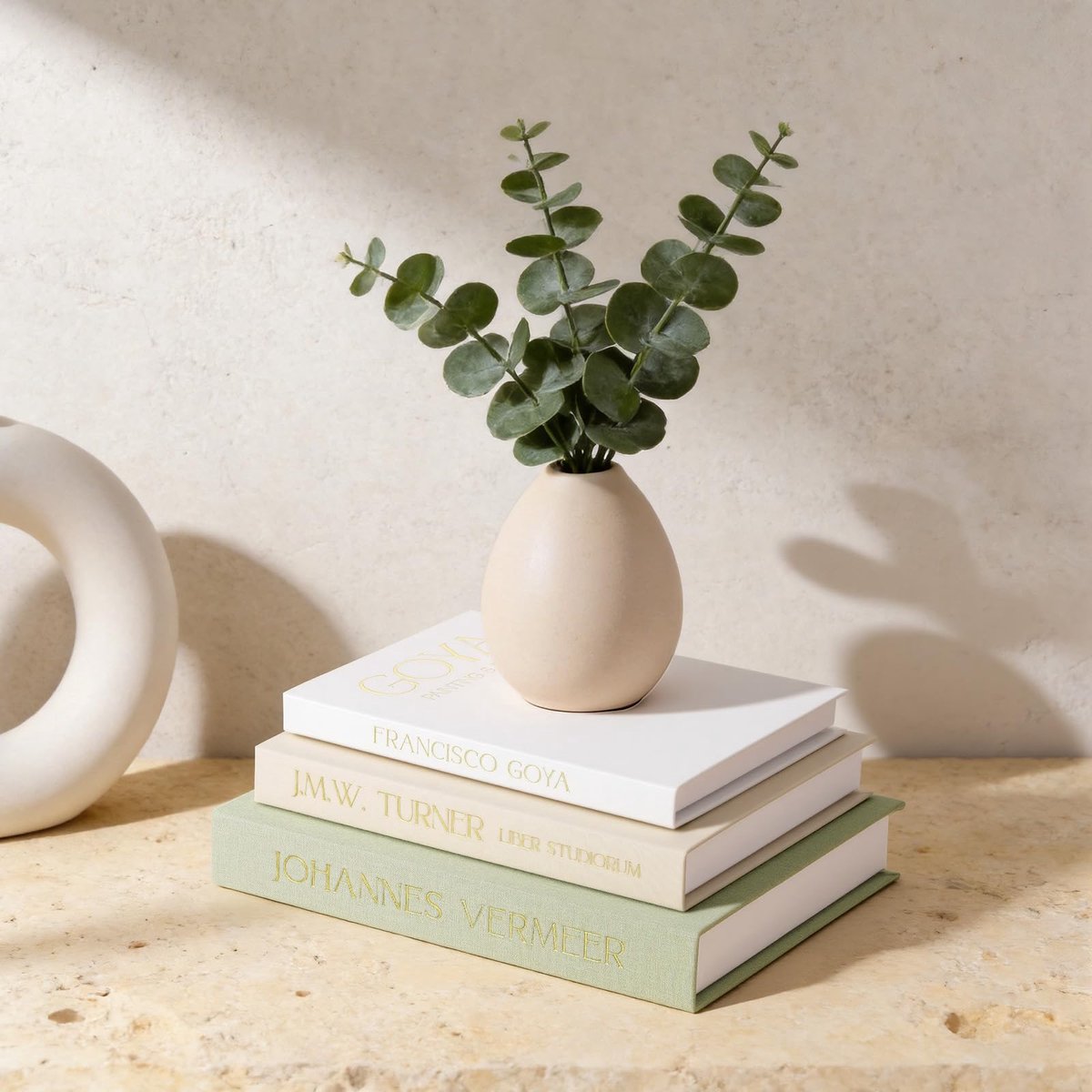 Dailygoods- Decoratieve Boeken 3-delige Set - Esthetische Boekenbox - Stapelbaar - Robuust - Elegante Opslag - Magnetische Sluiting