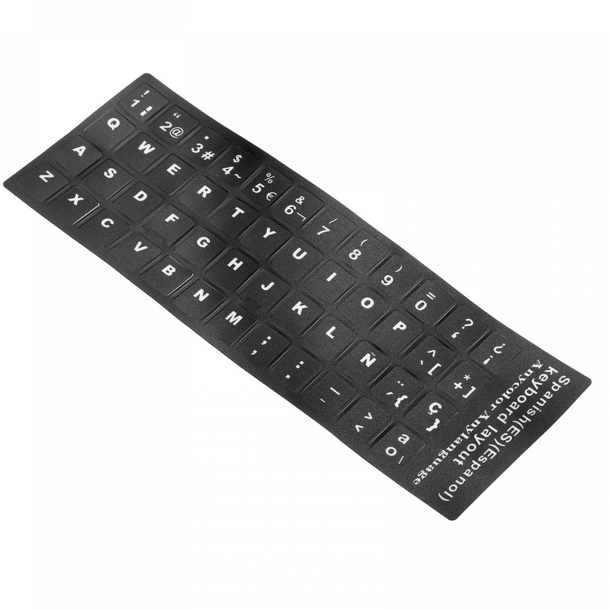 Dailygoods - Spaanse Toetsenbord Stickers - 4 Pack Universele Vervangende Covers voor Laptop en Desktop