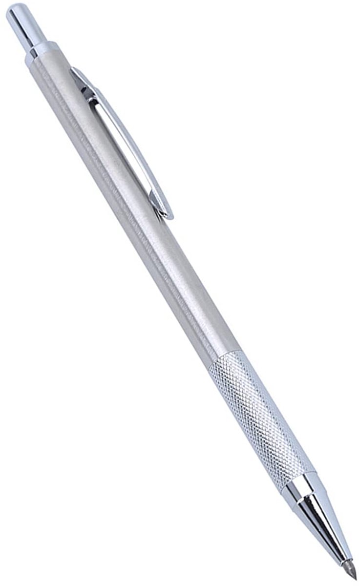 Dailygoods- Scribe Pen Hoogwaardig Wolfraam Stalen Punt - Graveren/Etsen Gereedschap - Compacte Schrijfpen - Met Clip - 146 mm Lengte - Graveerpunt