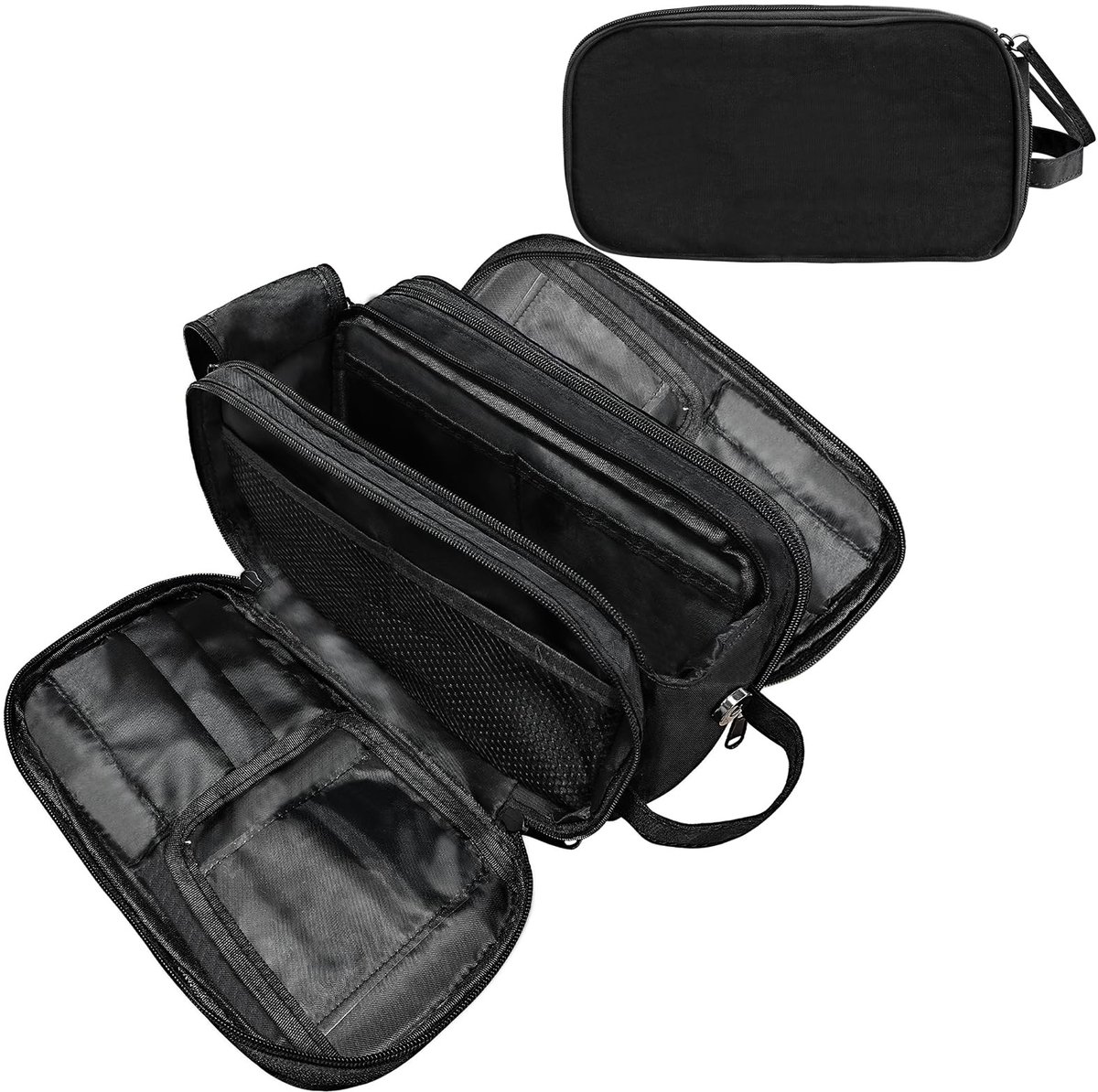 Dailygoods - Waterdichte Make-up Tas voor Vrouwen - Ruime 3-laagse Cosmetica Organizer