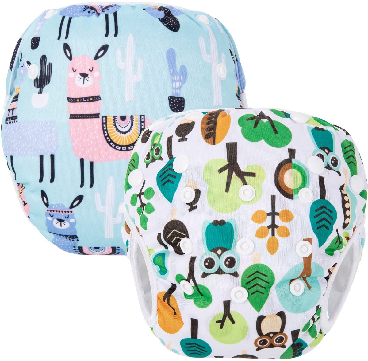 Dailygoods - Herbruikbaar Baby Zwemluier - 2 Stuks voor 0-3 Jaar