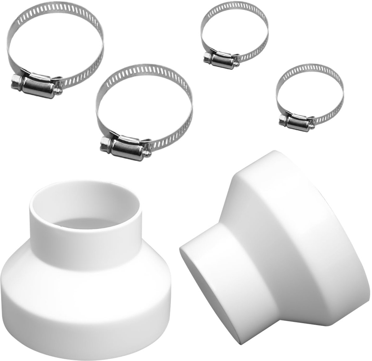 Dailygoods- Luchtleidingen - Luchtpijpen - Luchtbuizen - Slangen - Set van 2 - Geschikt voor ventilatie