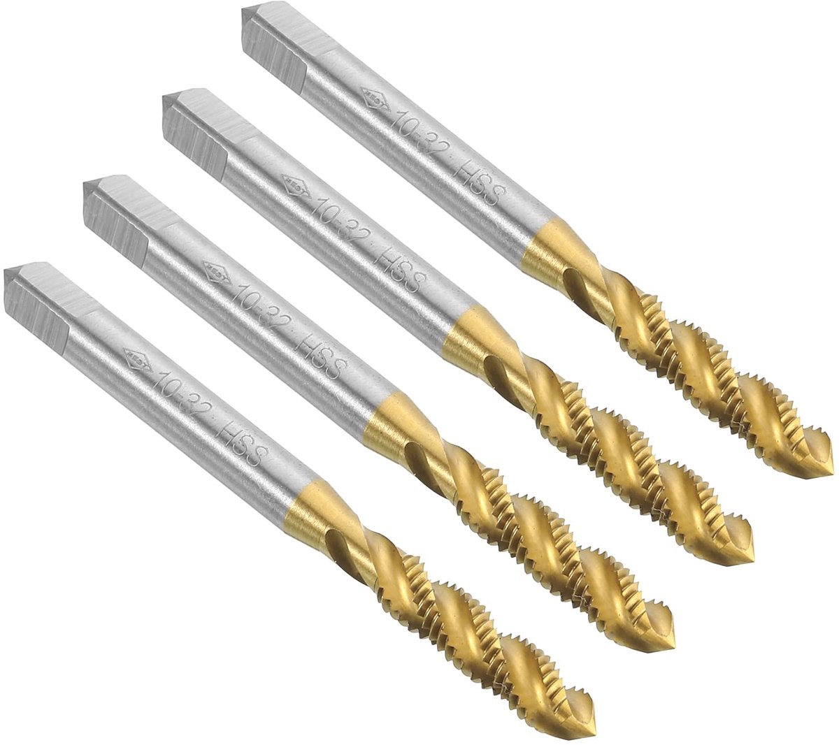 Dailygoods - 4 Stuks Spirale Draad Tapset 10-32 H2