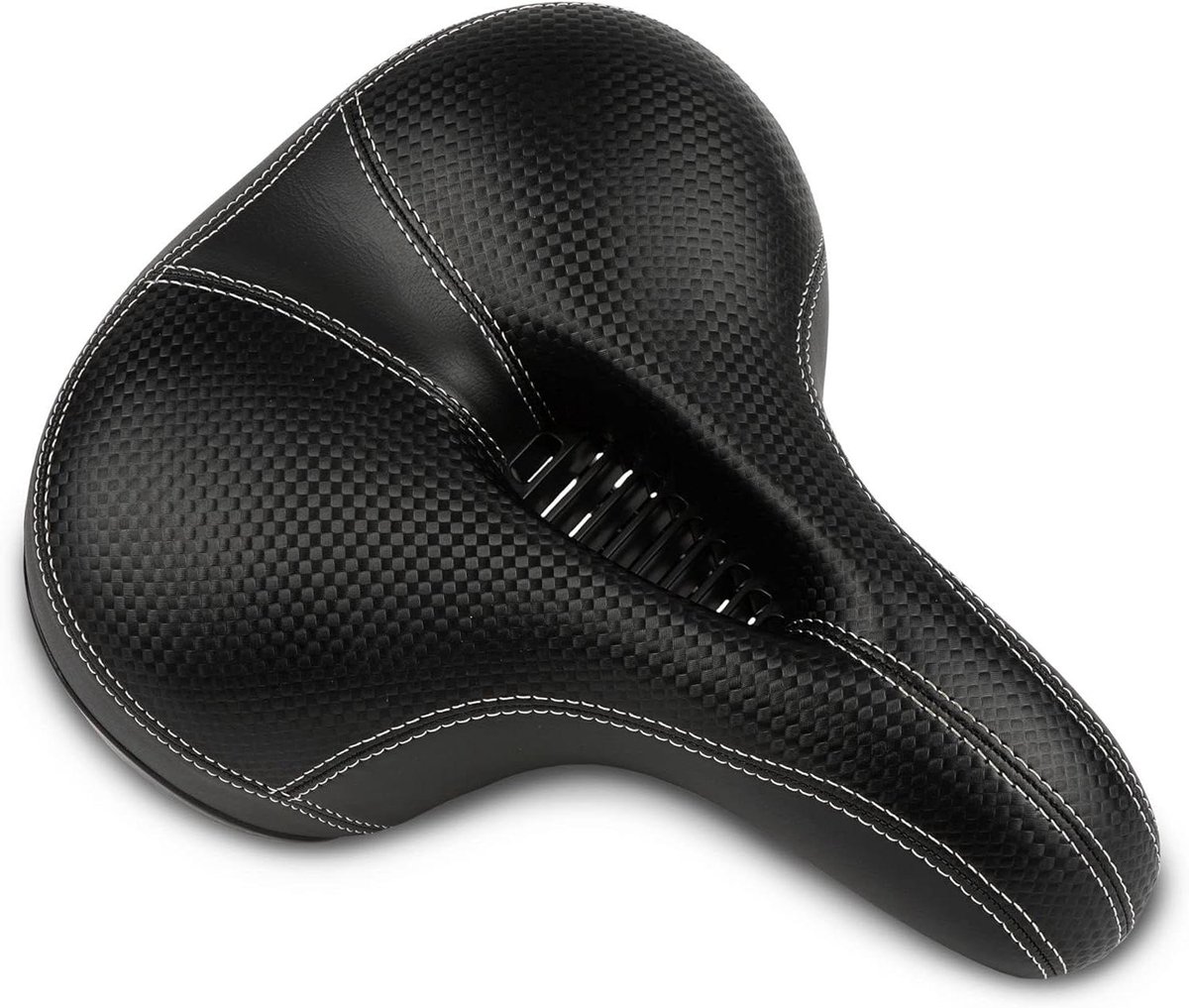 Fietsstoeltje - Fietszadel Fietsaccessoire - Comfortabel Fietsen - Ergonomisch Ontwerp - 25.4 x 22.86 x 12.7 cm - Zwart