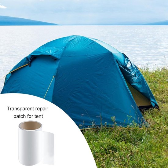 Opblaasbare Reparatiepleisters - Waterdichte Tape - Lekkages Dichten - Zelfklevend TPU Materiaal - 10 cm - Transparant — afbeelding 2